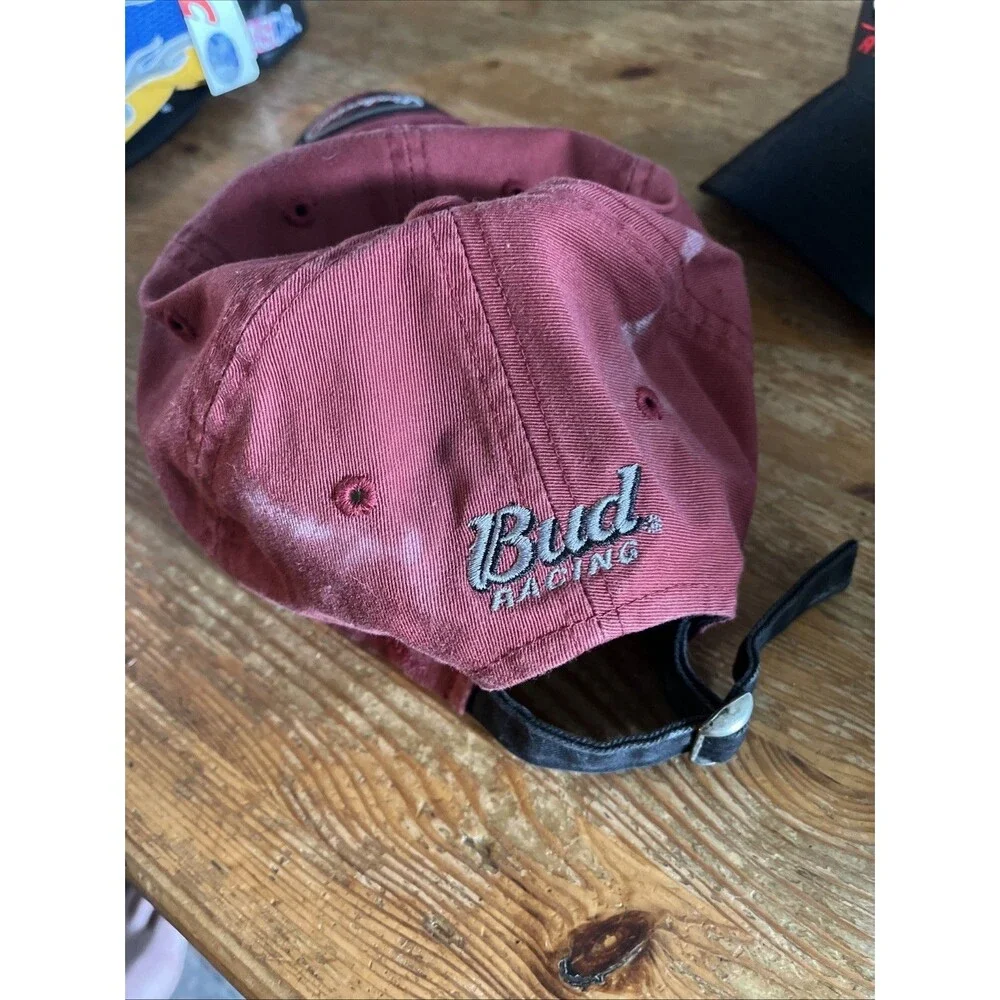 Dale Earnhardt Jr Hat Lot Leather Bud King of Beers Nextel Cup Budweiser Caps
